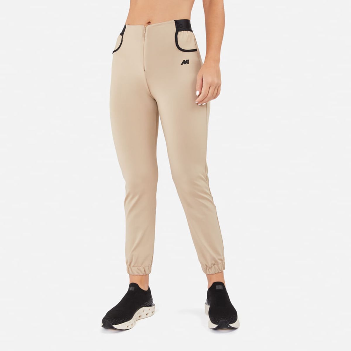 NEW ATHLETIC - Jogger New Athletic Corina Beige Mujer