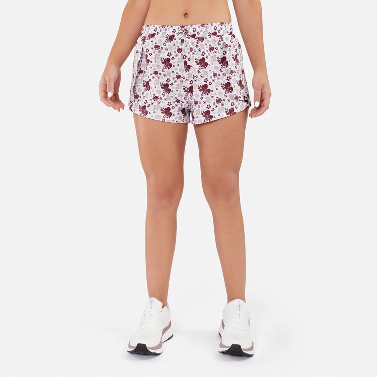 NEW ATHLETIC - Short Biker New Athletic Vanina Blanco Con Vino Mujer