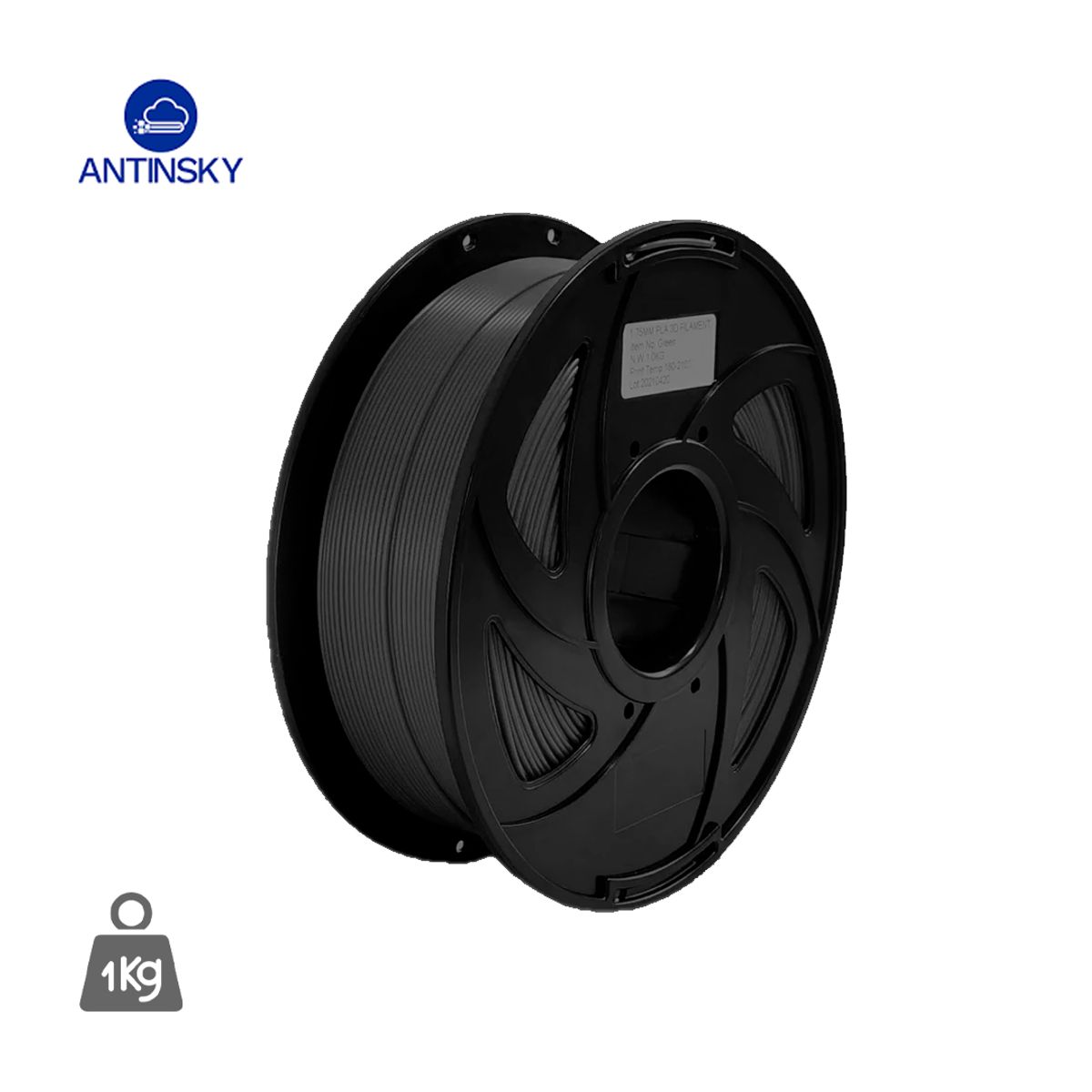 GENERICO - Filamento de Impresión 3D 1.75 mm PLA+ Black