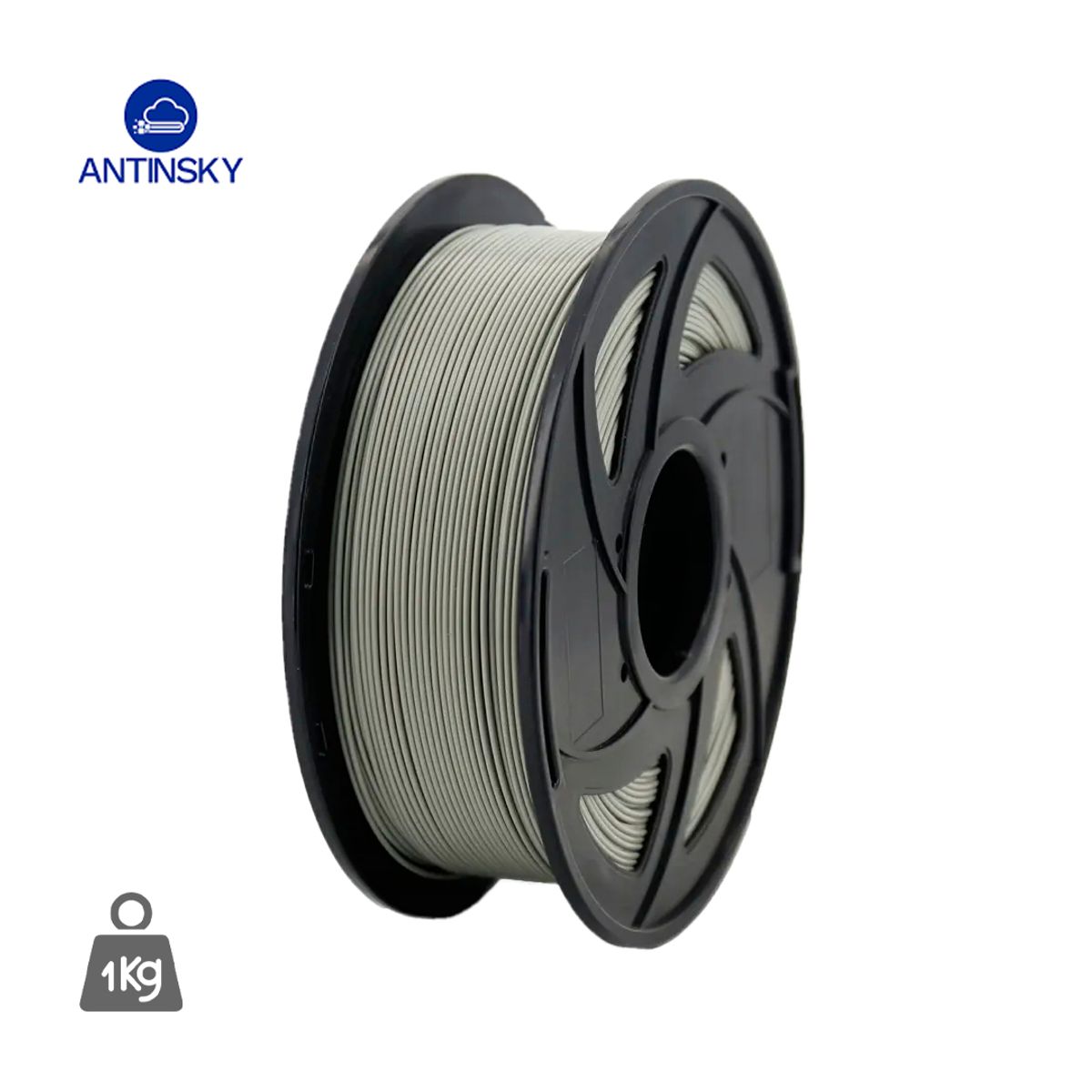 GENERICO - Filamento de Impresión 3D 1.75 mm PLA+ Grey