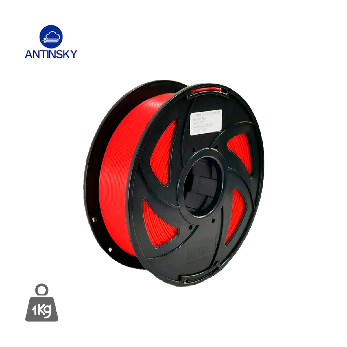 GENERICO - Filamento de Impresión 3D 1.75 mm PLA+ Red