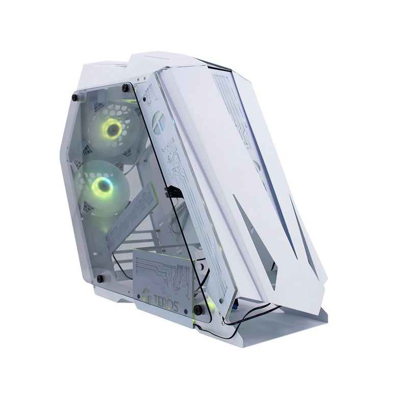 TEROS - Case TEROS TE-1316G Mid Tower USB 3.0 2.0 audio ventilador ARGB blanco