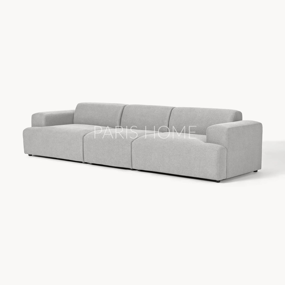 GENERICO - Sofá 4 Plazas Gala Tejido - Gris Claro