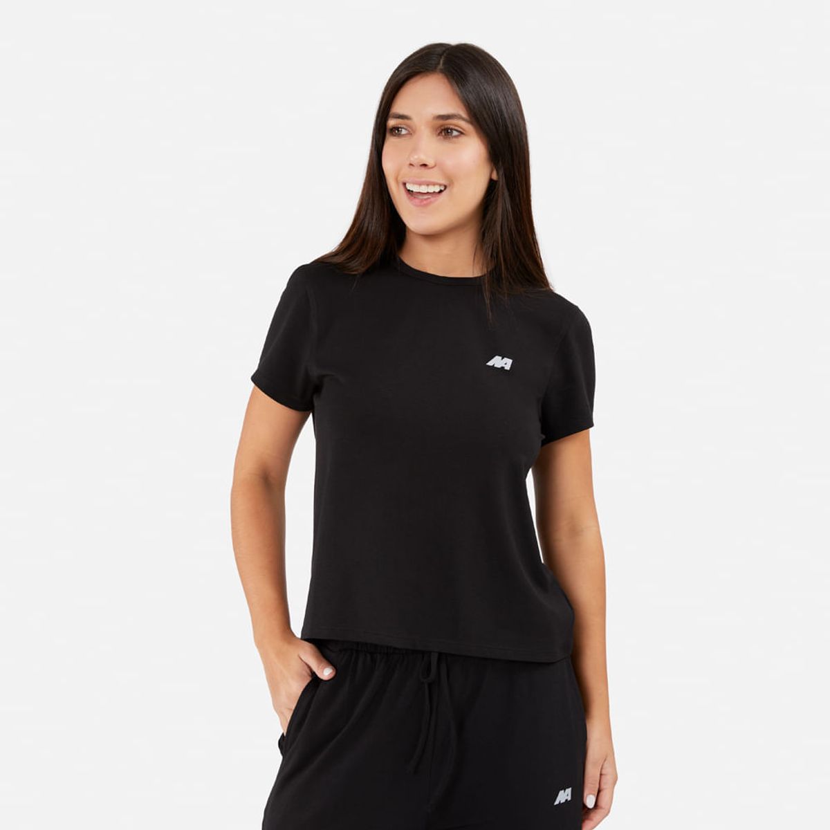NEW ATHLETIC - Polo Mc New Athletic Ivory Negro Mujer
