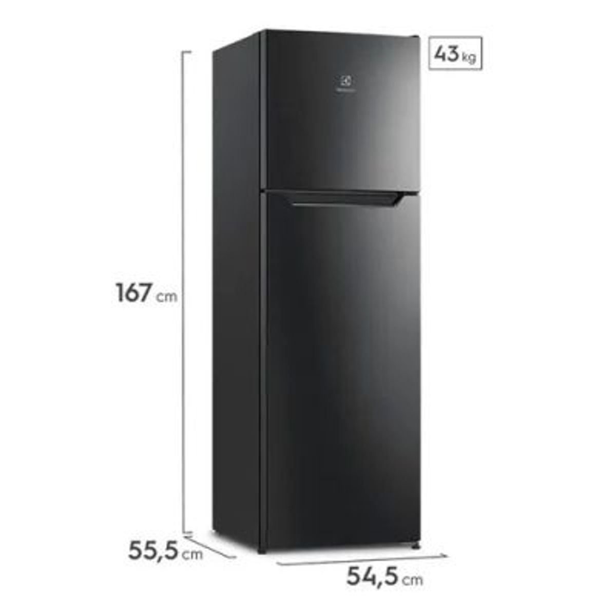 ELECTROLUX - Refrigerador Electrolux No Frost Top Mount 251L ERT28F2P4AB