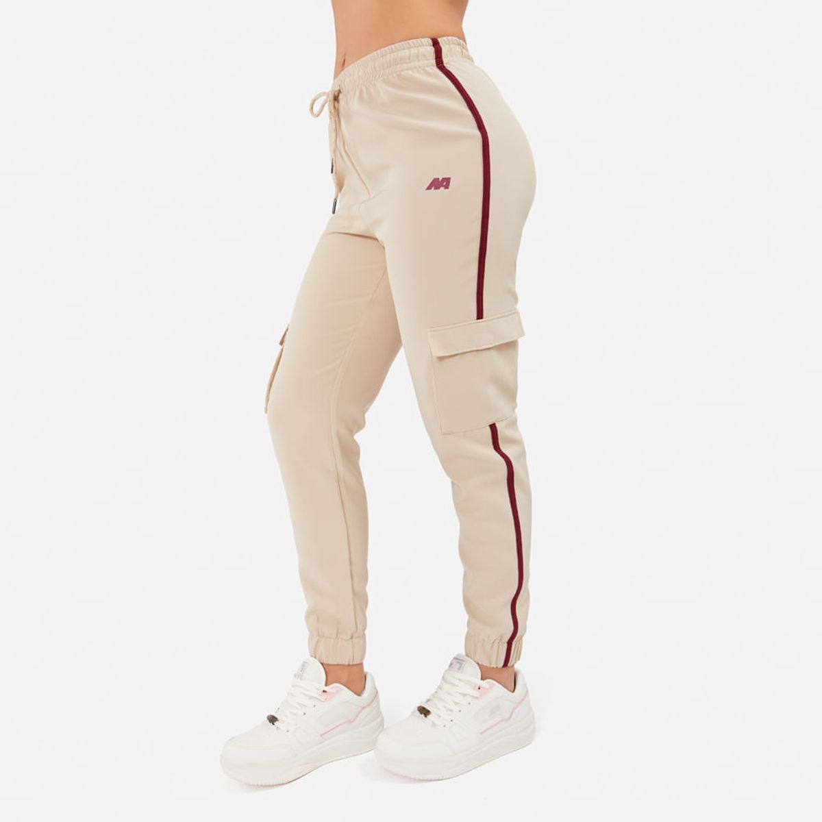 NEW ATHLETIC - Jogger Cargo New Athletic Eme Beige Mujer