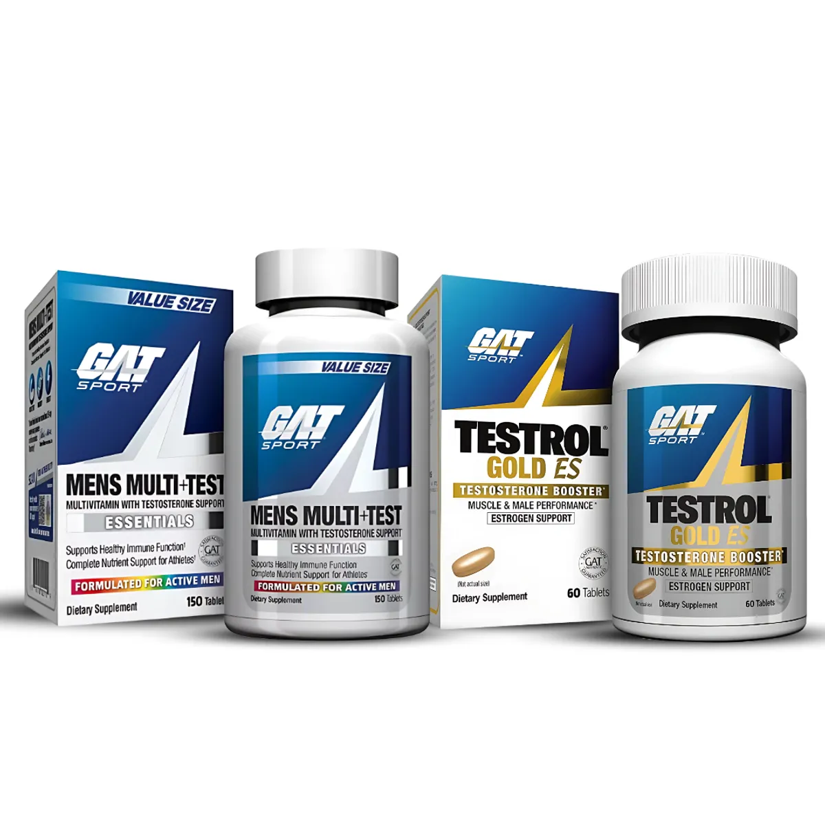 GAT - Mens Multi - Test 60 tab + Testrol Gold Gat Sport 60 tab