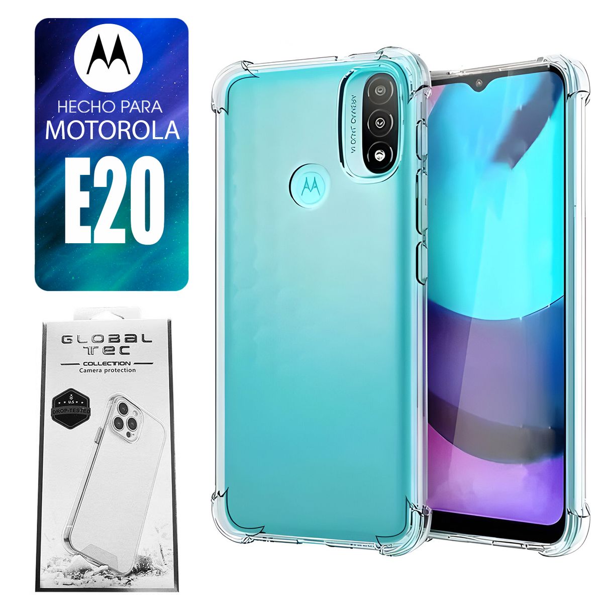 ASIA IMPORT - Space Case Para Motorola E20 Transparente