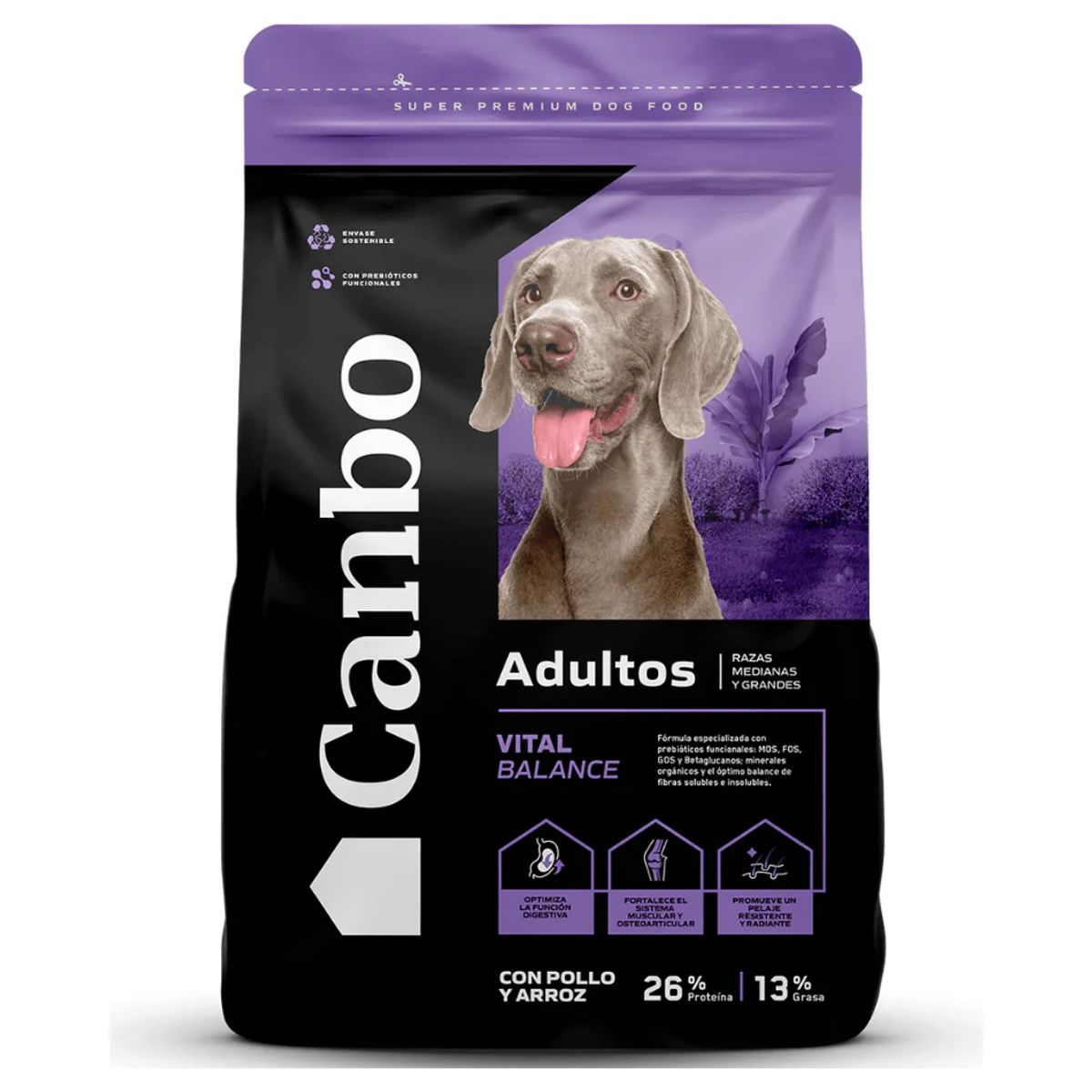 CANBO - Canbo Vital Balance Adulto Razas Medianas y Grandes 15 kg