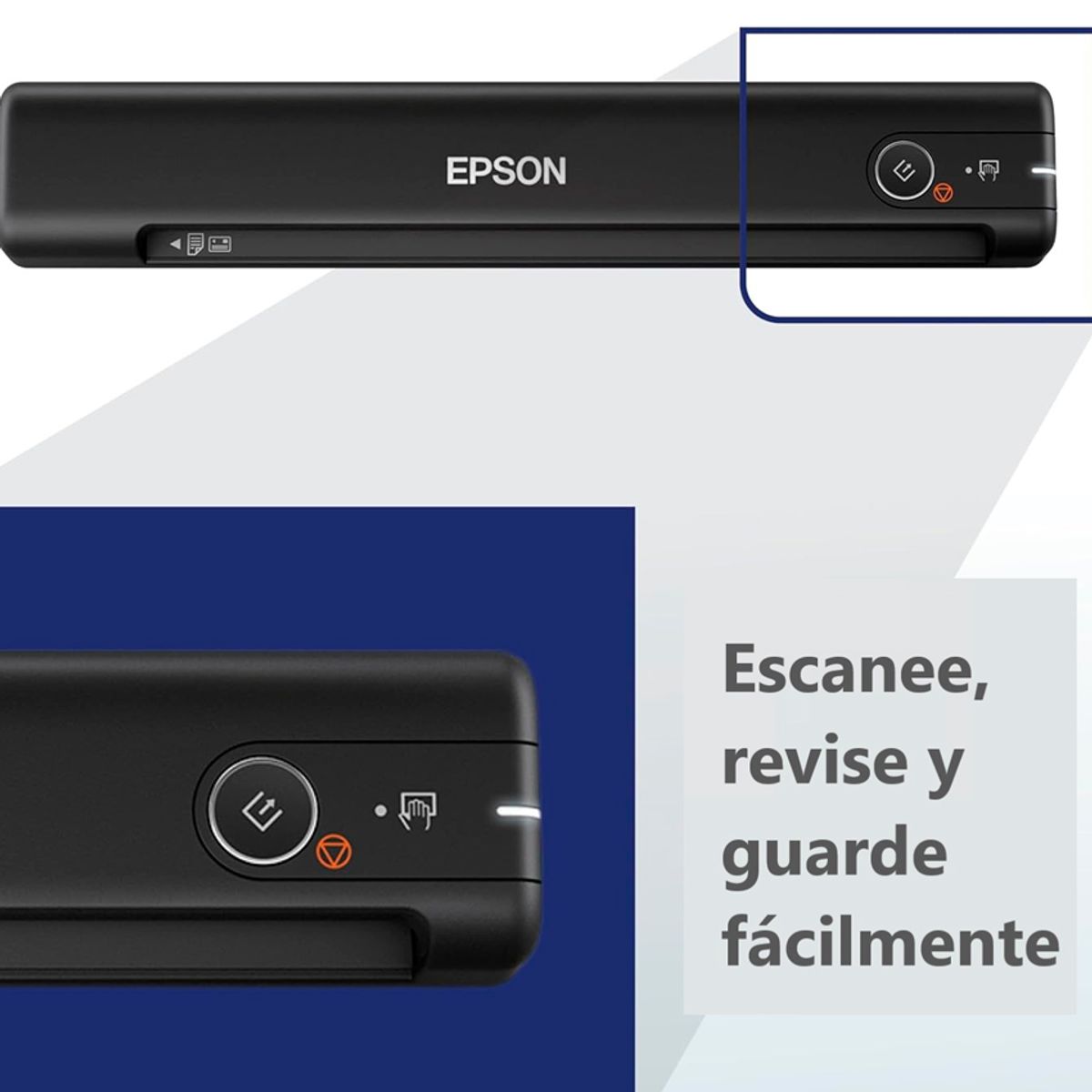 EPSON - Escáner Epson ES-50 WorkForce Portátil USB 2.0