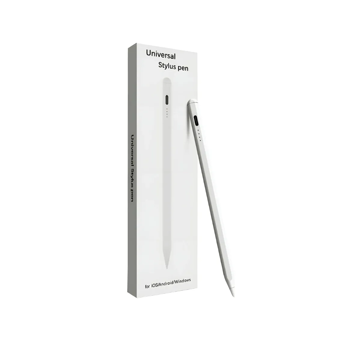 GENERICO - LAPIZ PENCIL STYLUS PEN  PARA  IOS  ANDROID- WINDOWS COLOR BLANCO