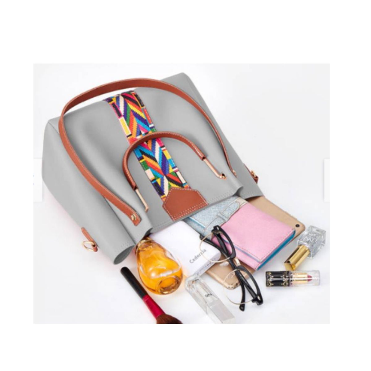 GENERICO - SET DE 4 BOLSAS MUJER COSMETIQUERA