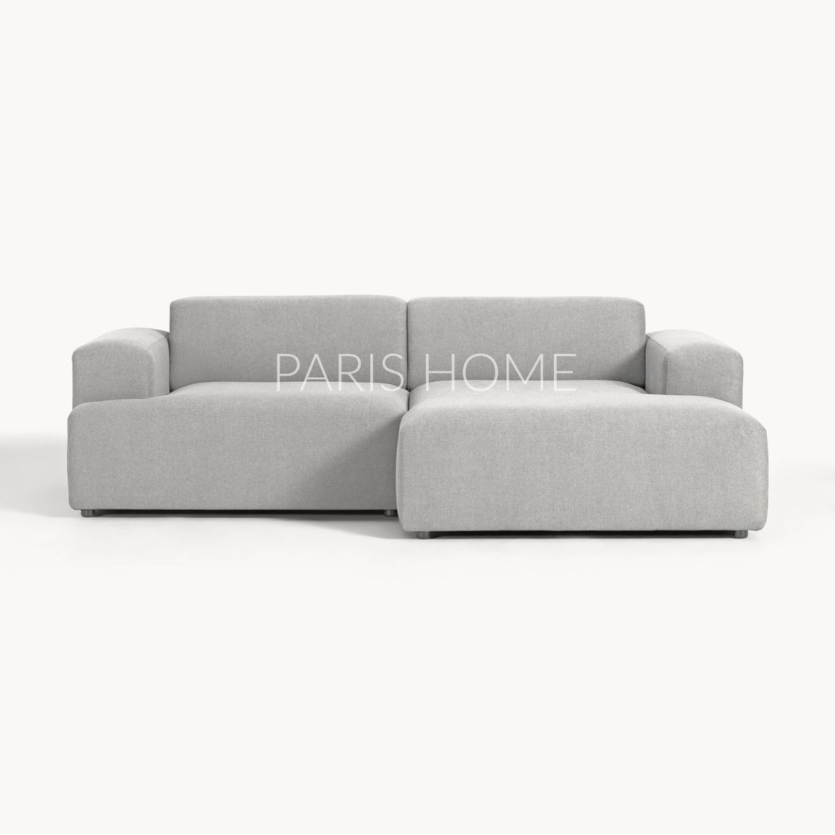GENERICO - Sofá Derecho Seccional Esquinero 3 Plz Gala Tejido - Gris Claro