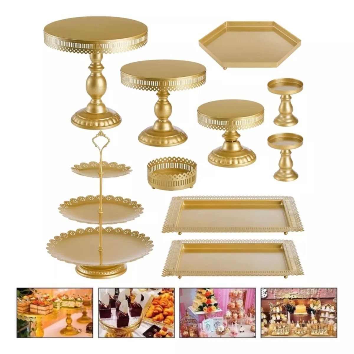 U BUY - Pack X10 Porta Torta Porta Cupcakes Torre Porta Cupcake