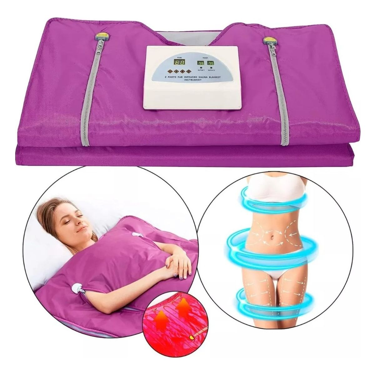 U BUY - Manta Térmica Para Sauna Multifuncional Infrarrojo Quemadora