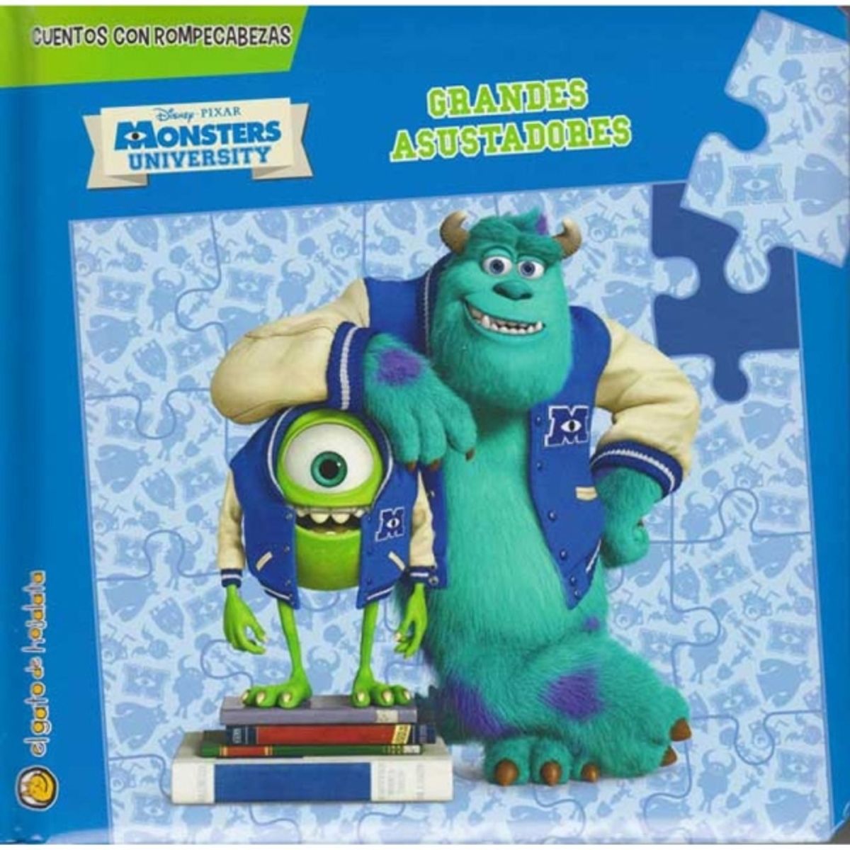 GENERICO - Libro MONSTER UNIVERSITY GRANDES ASUSTADORES con rompecabezas