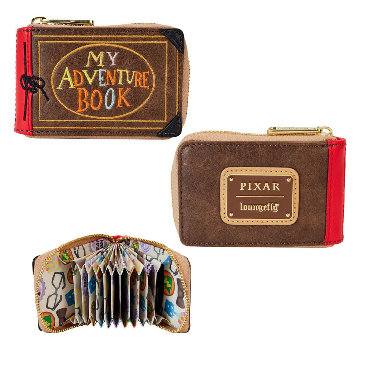 LOUNGEFLY - BILLETERA  LOUNGEFLY TIPO ACORDEÓN UP MY ADVENTURE