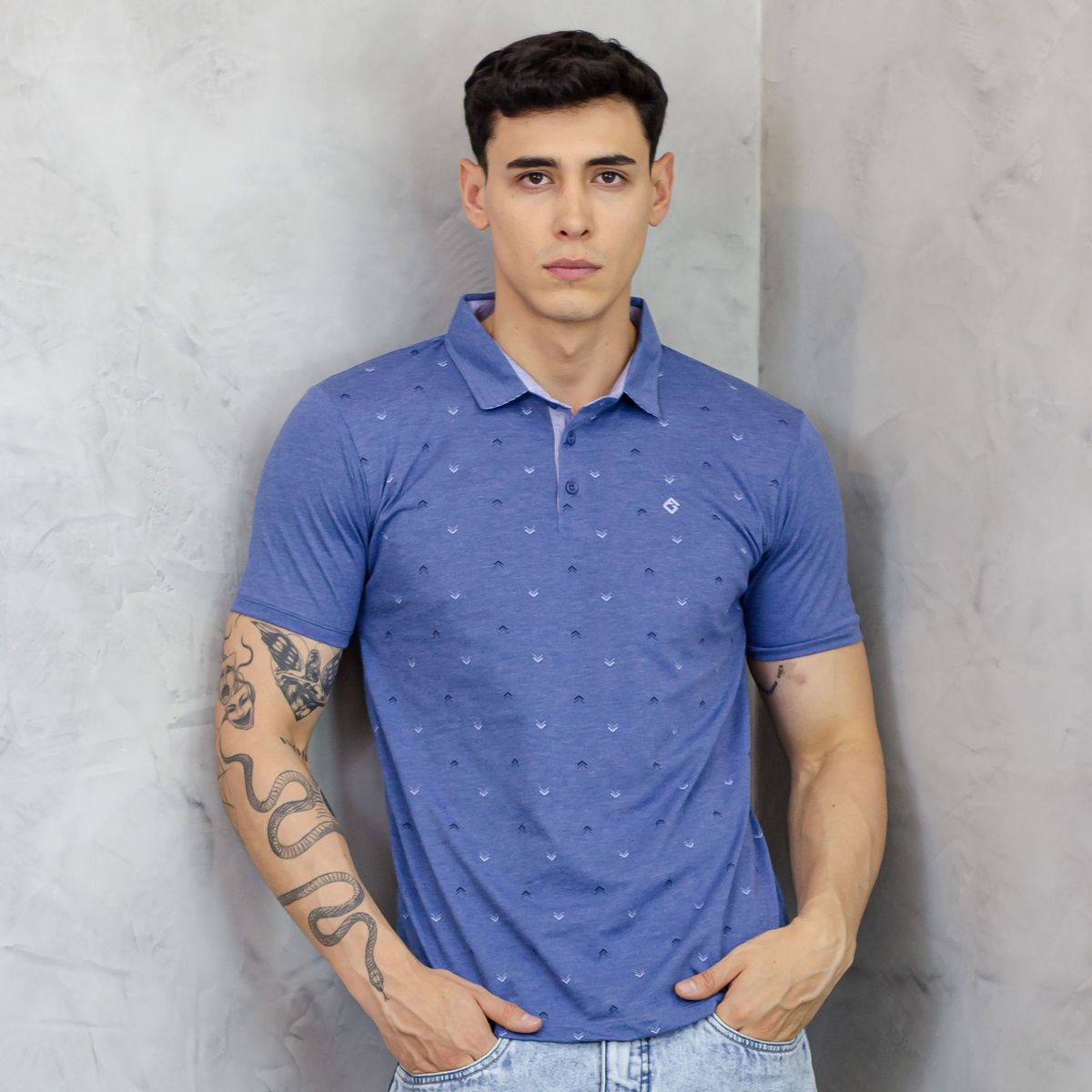 A VANTGARDESTYLE - POLO BOX MODA CABALLERO MC - JERSEY 100% ALGODON