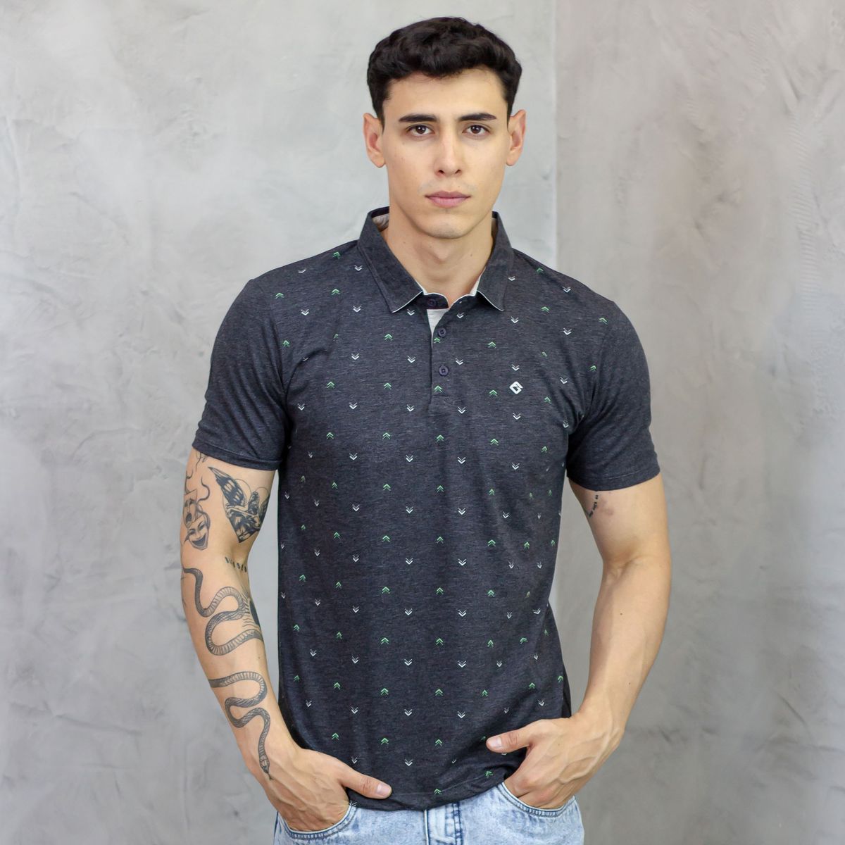 A VANTGARDESTYLE - POLO BOX MODA CABALLERO MC - JERSEY 100% ALGODON