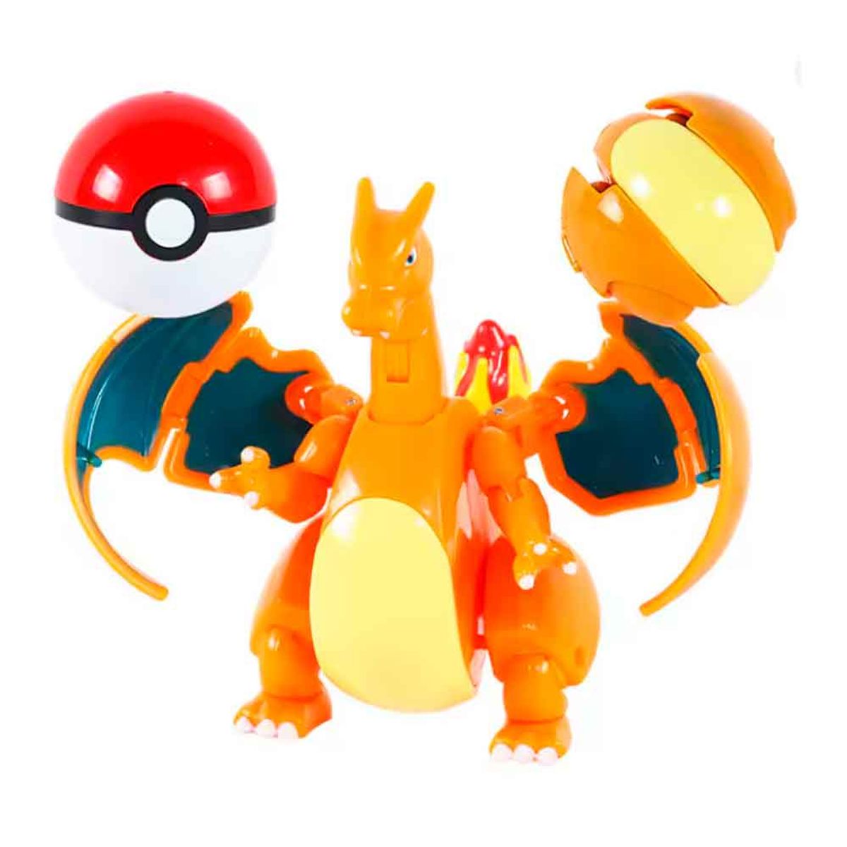 POKEMON - Juguete Charizard con Pokebola Articulable Pokémon 11cm Original