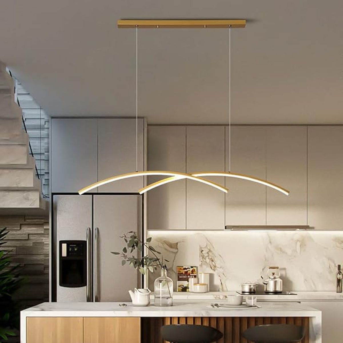 GENERICO - Lámpara Colgante Black Led