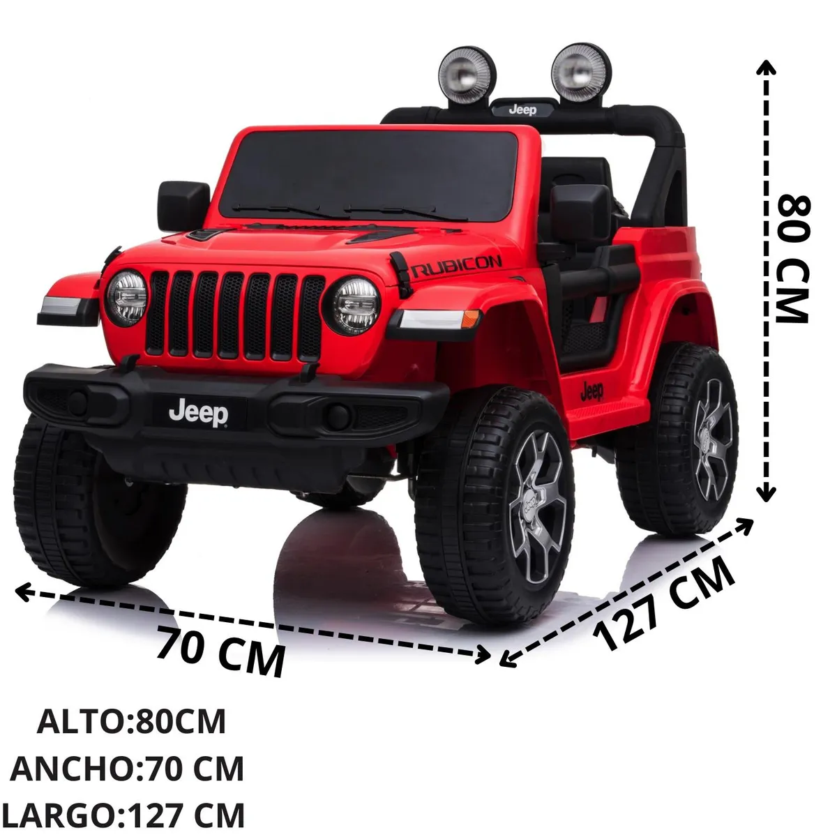 JEEP - Carro a Batería Jeep Rubicón De 12V