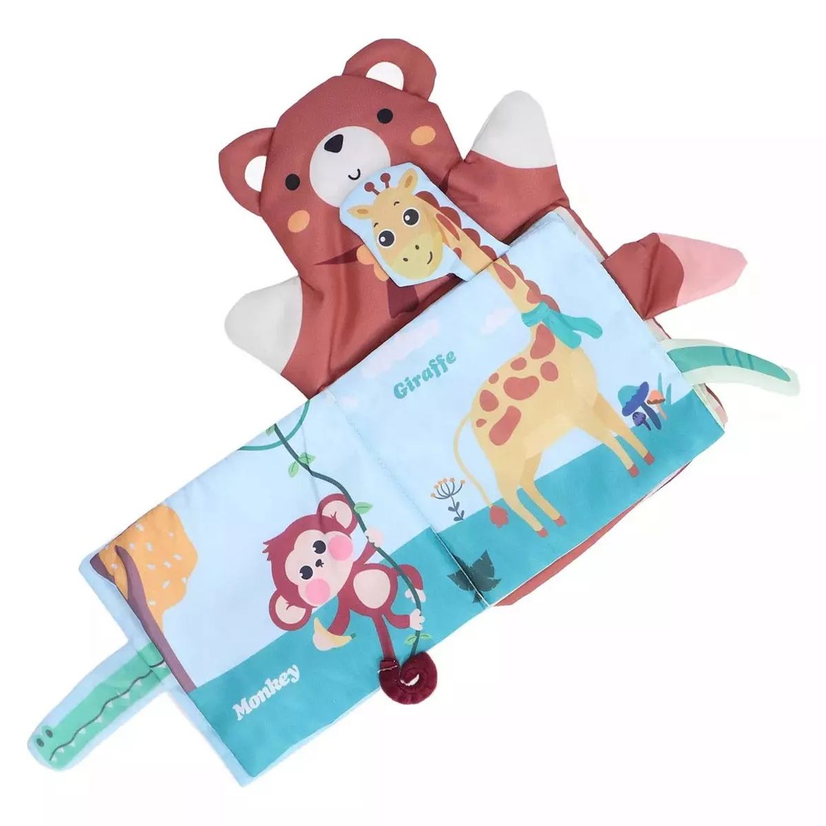 GENERICO - Libro de estimulación sensorial didáctico - Oso