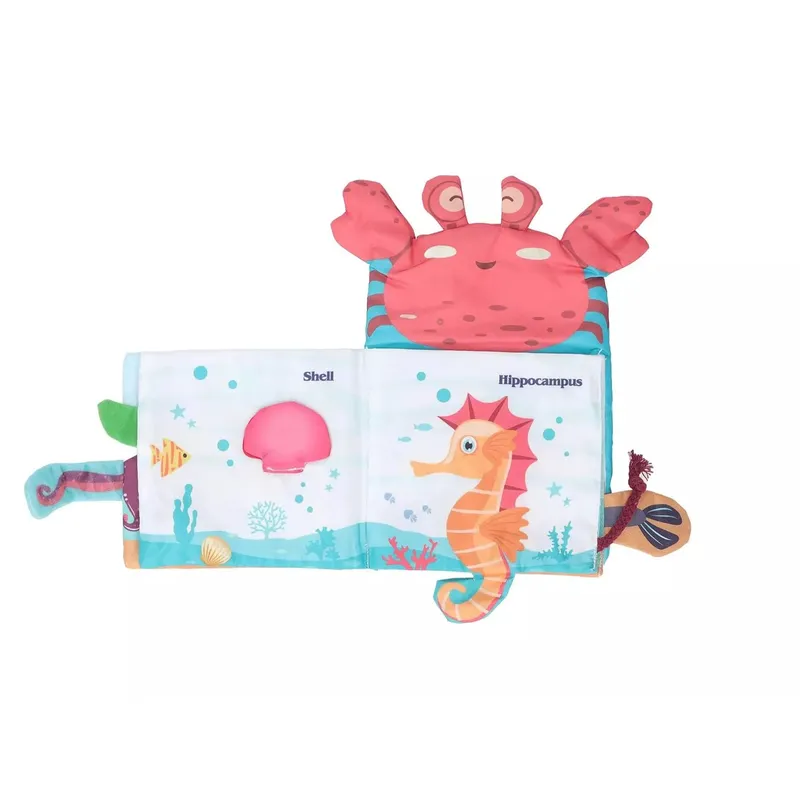 GENERICO - Libro de estimulación sensorial didáctico - Marino