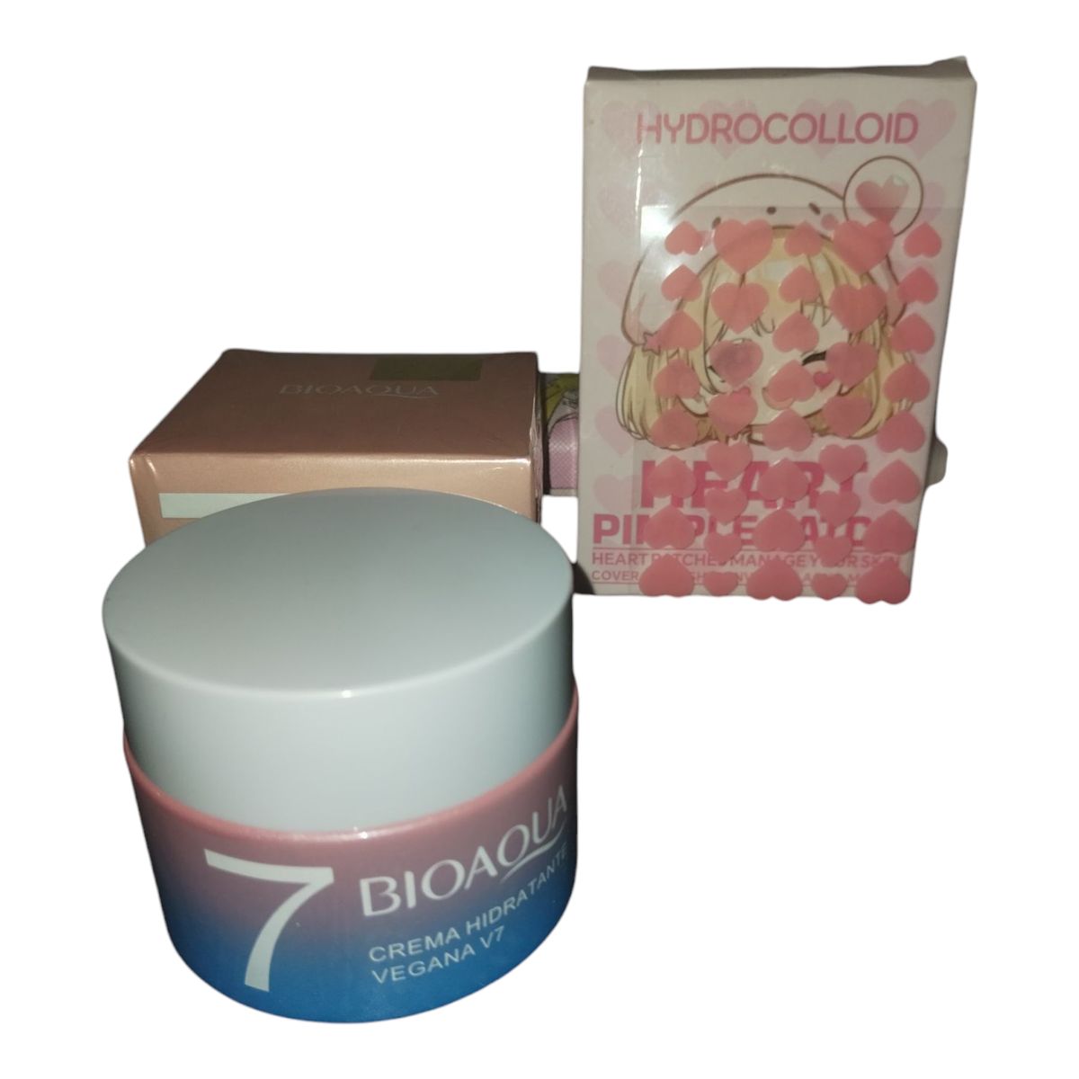 BIOAQUA - crema v7 Bioaqua mas regalo parche para acné de hidrocoloide