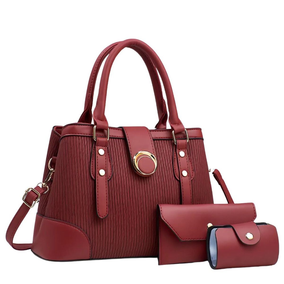 GENERICO - Bolso de cuero PU elegante de Hombro de Lujo para Mujer