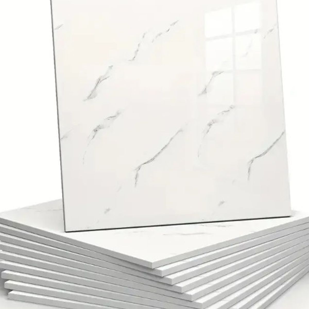 Adhesivo Mármol Revestimiento Pared 60x60 Bianco Pack 10 Uni, marca GENERICO - Foto Principal