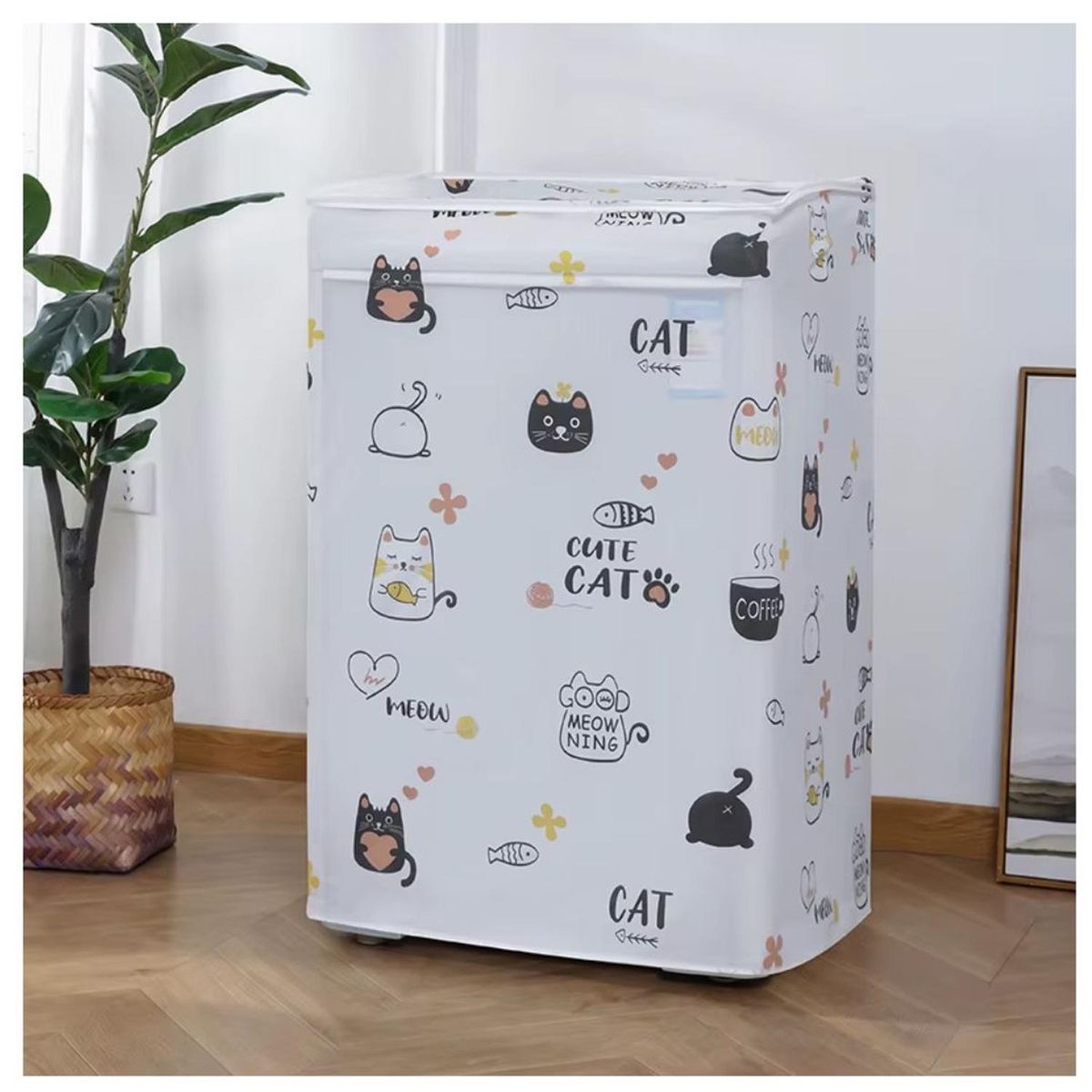 GENERICO - Funda Cobertor Forro Impermeable Para Lavadora/Secadora 85x62x58cm