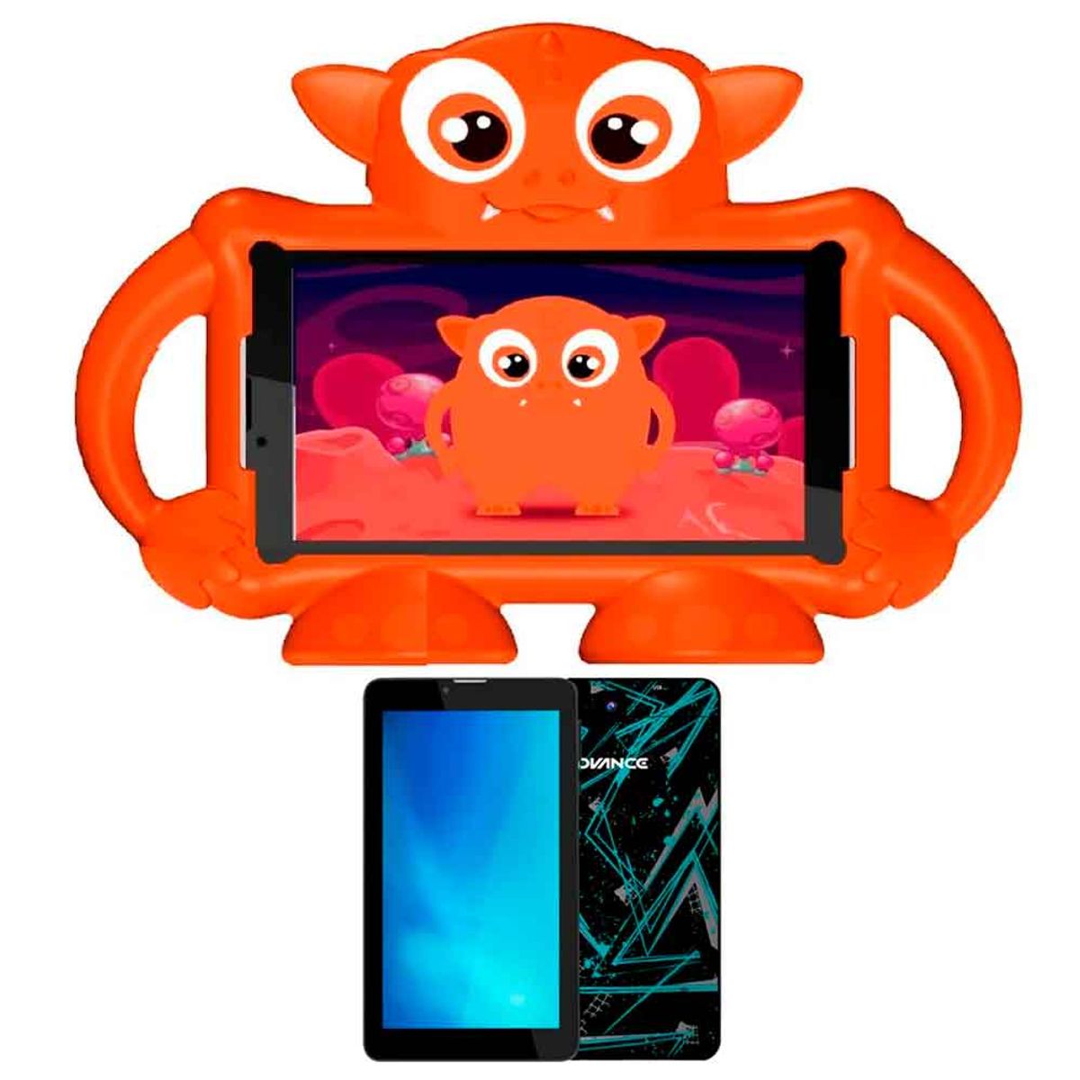 ADVANCE - Open Box Tablet para Niños Advance 7p 16GB 1GB Ram Dual SIM Naranja Prime PR6152 Nuevo