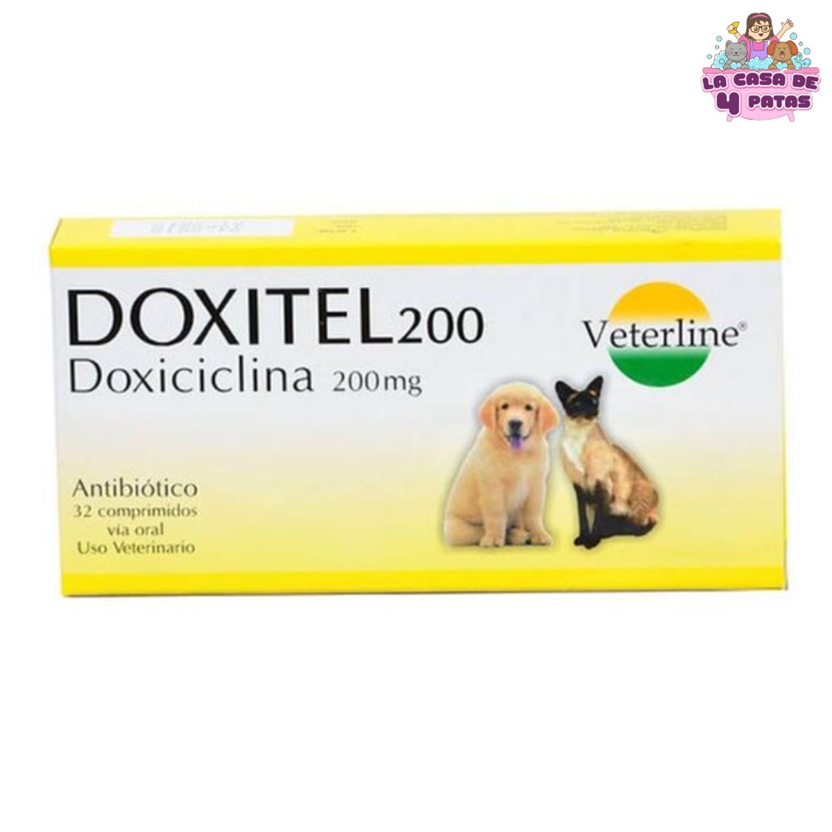 GENERICO - Medicamento DOXITEL 200MG caja x32 comprimidos