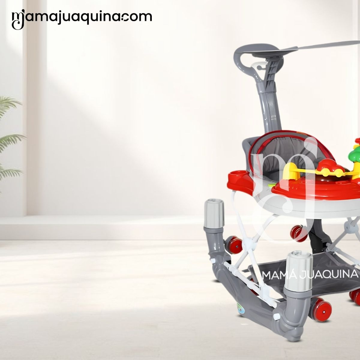 BABY - Andador con Tablero Musical «WALKIE» Red