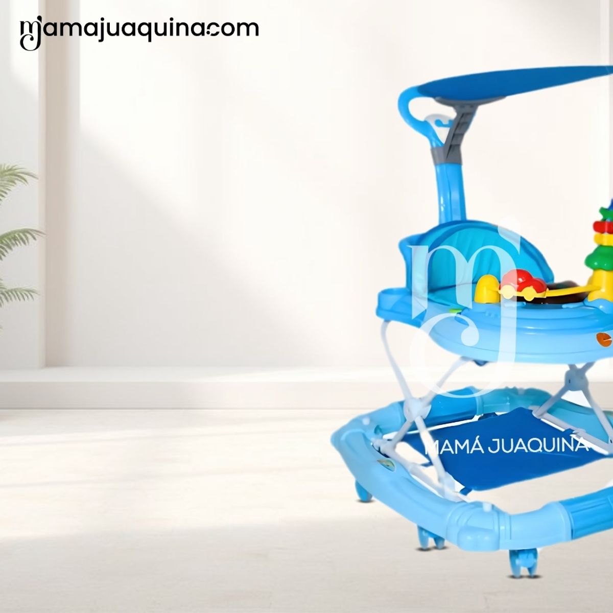 BABY - Andador con Tablero Musical «WALKIE» Blue