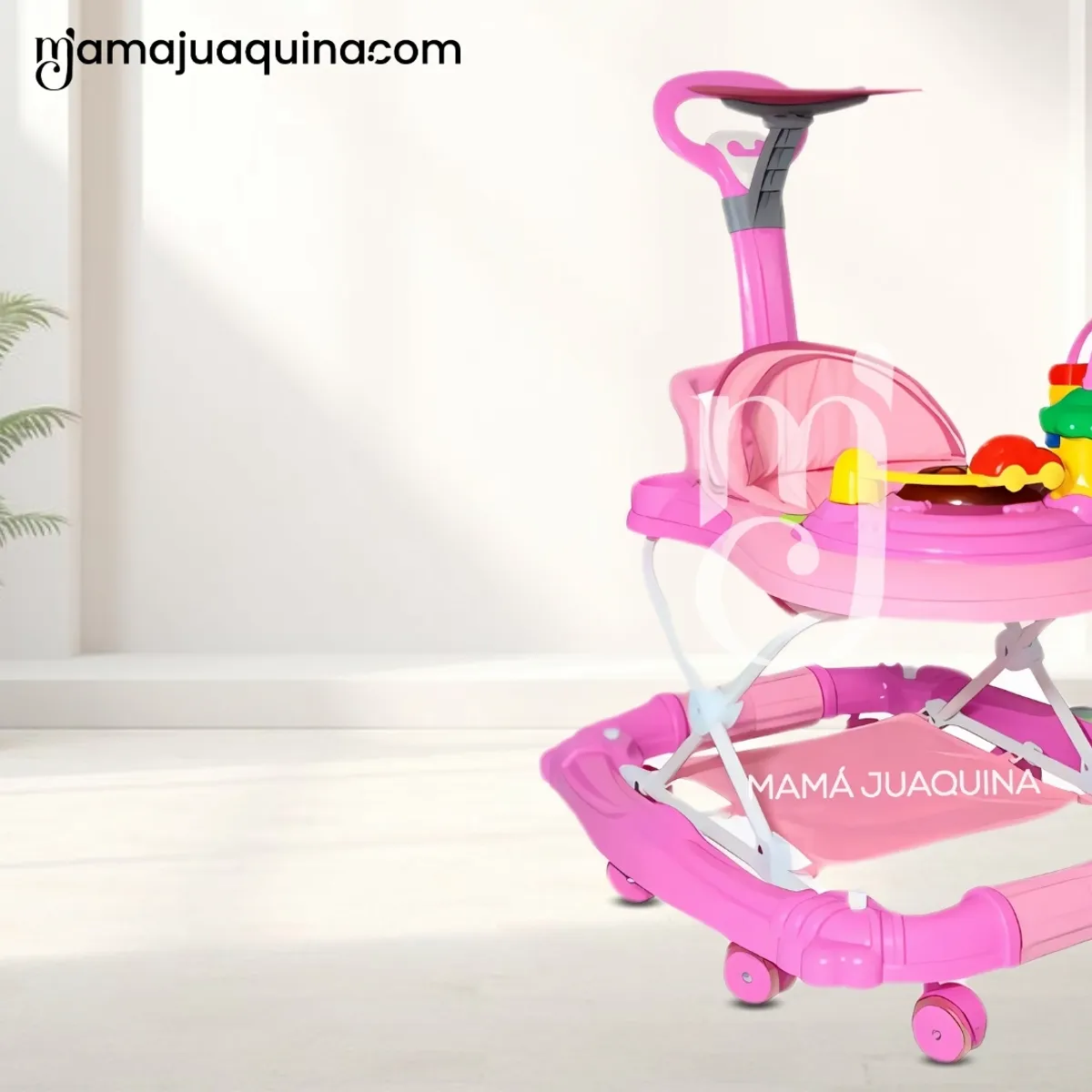 BABY - Andador con Tablero Musical «WALKIE» Pink