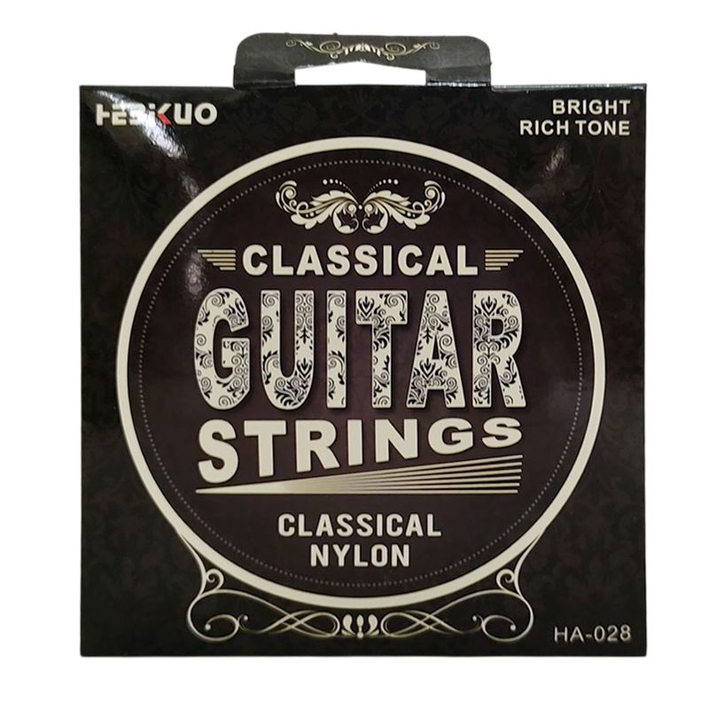 HEBIKUO - HEBIKUO - Juego de Cuerdas Nylon para Guitarra Acústica