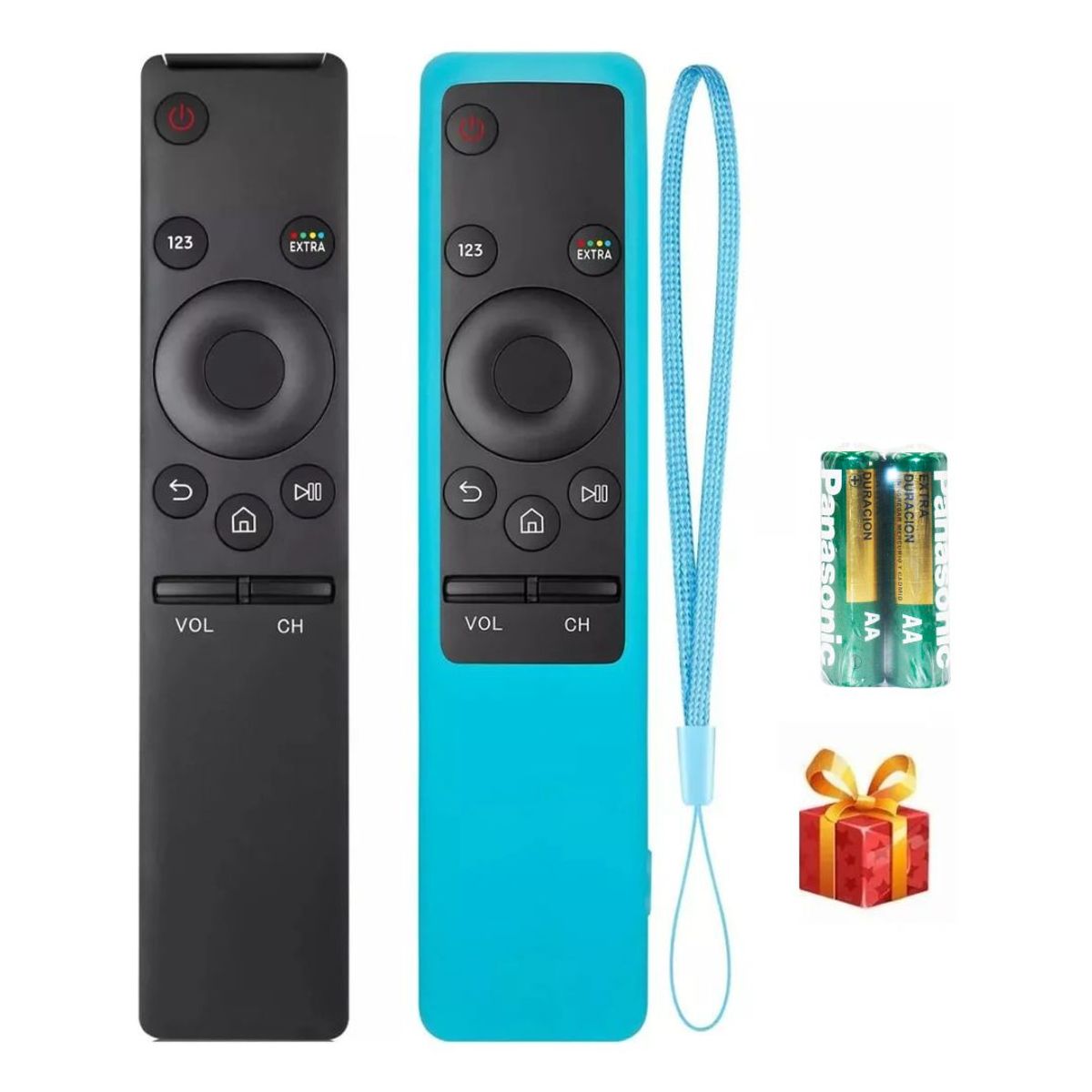 GENERICO - Control para Samsung funda turquesa