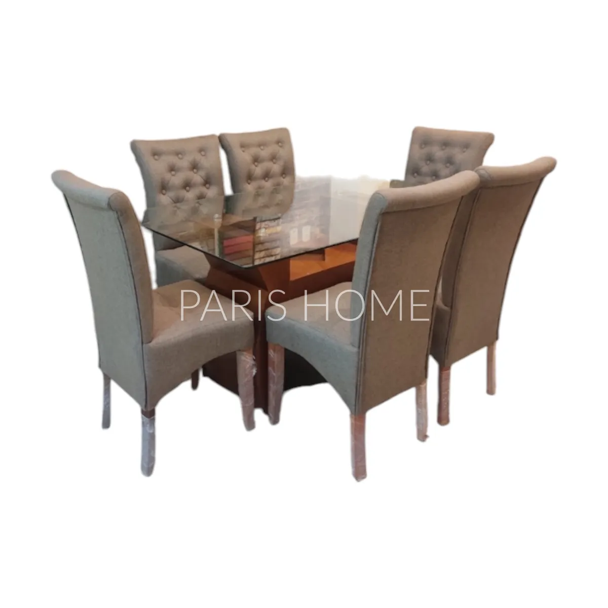 GENERICO - Juego de Comedor Arabe 6 sillas