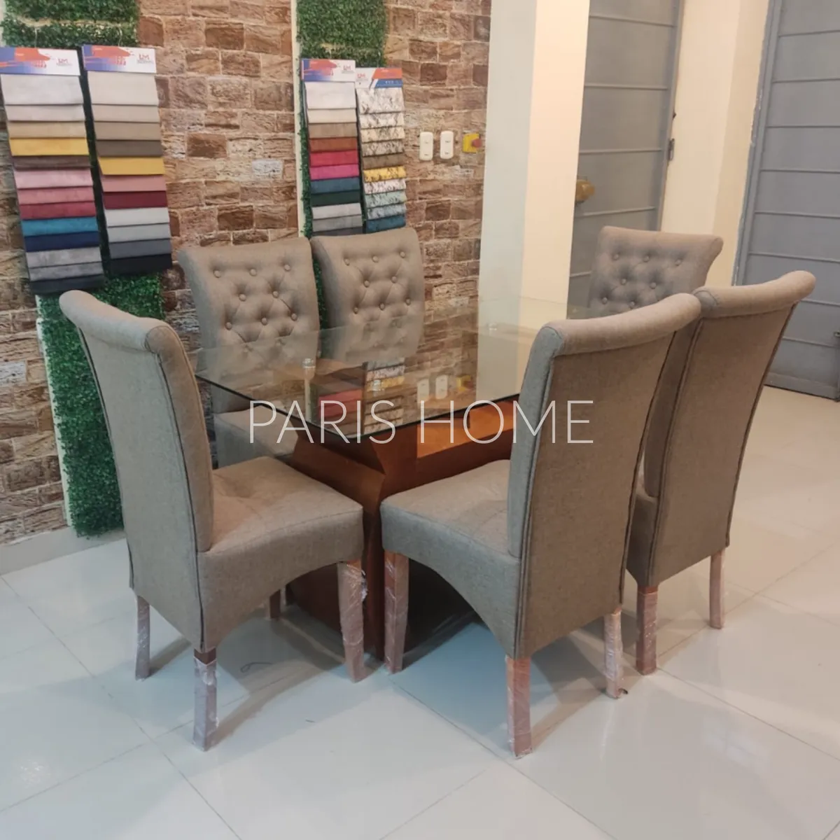 GENERICO - Juego de Comedor Arabe 6 sillas