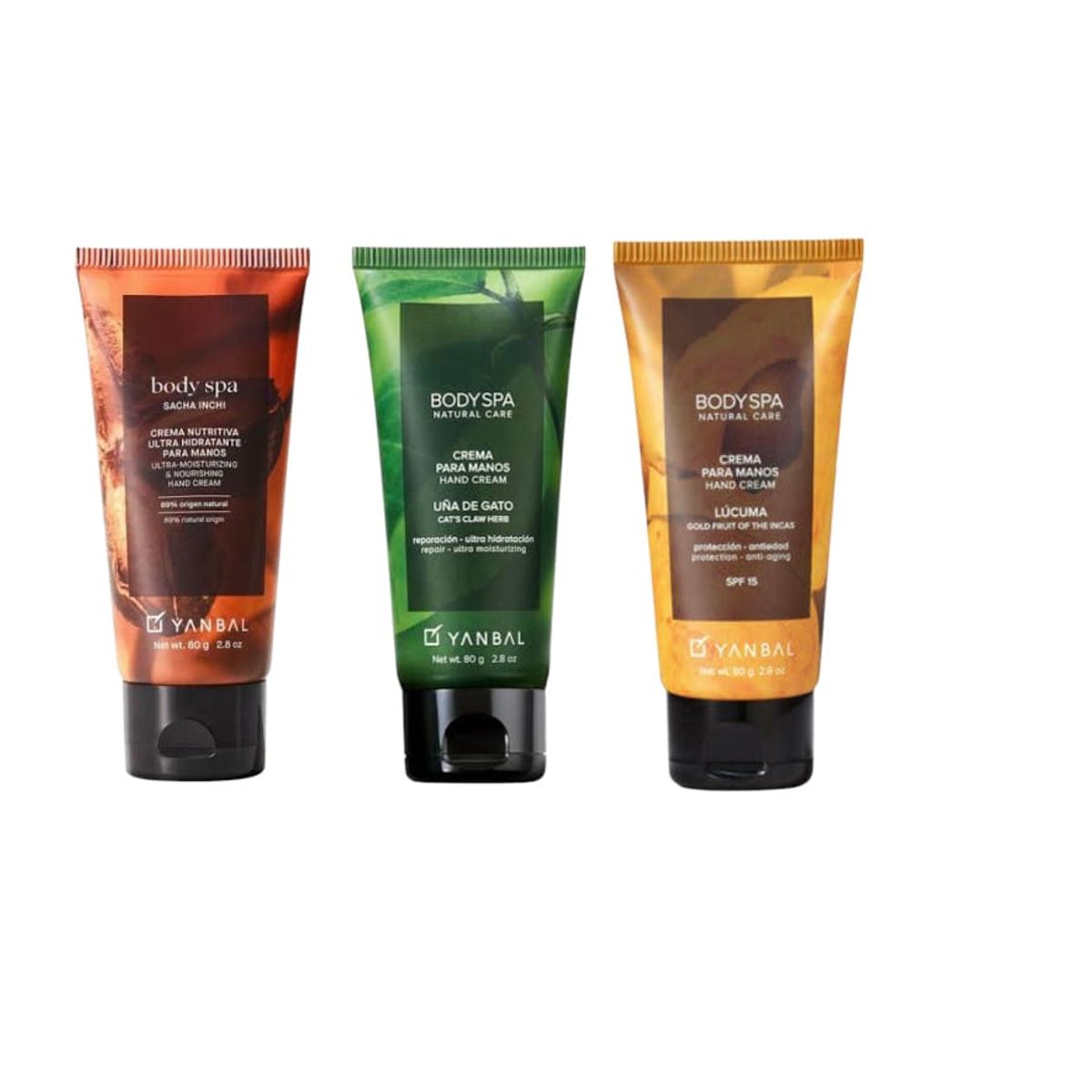 YANBAL - SET Crema de Manos Body spa x 3 unid