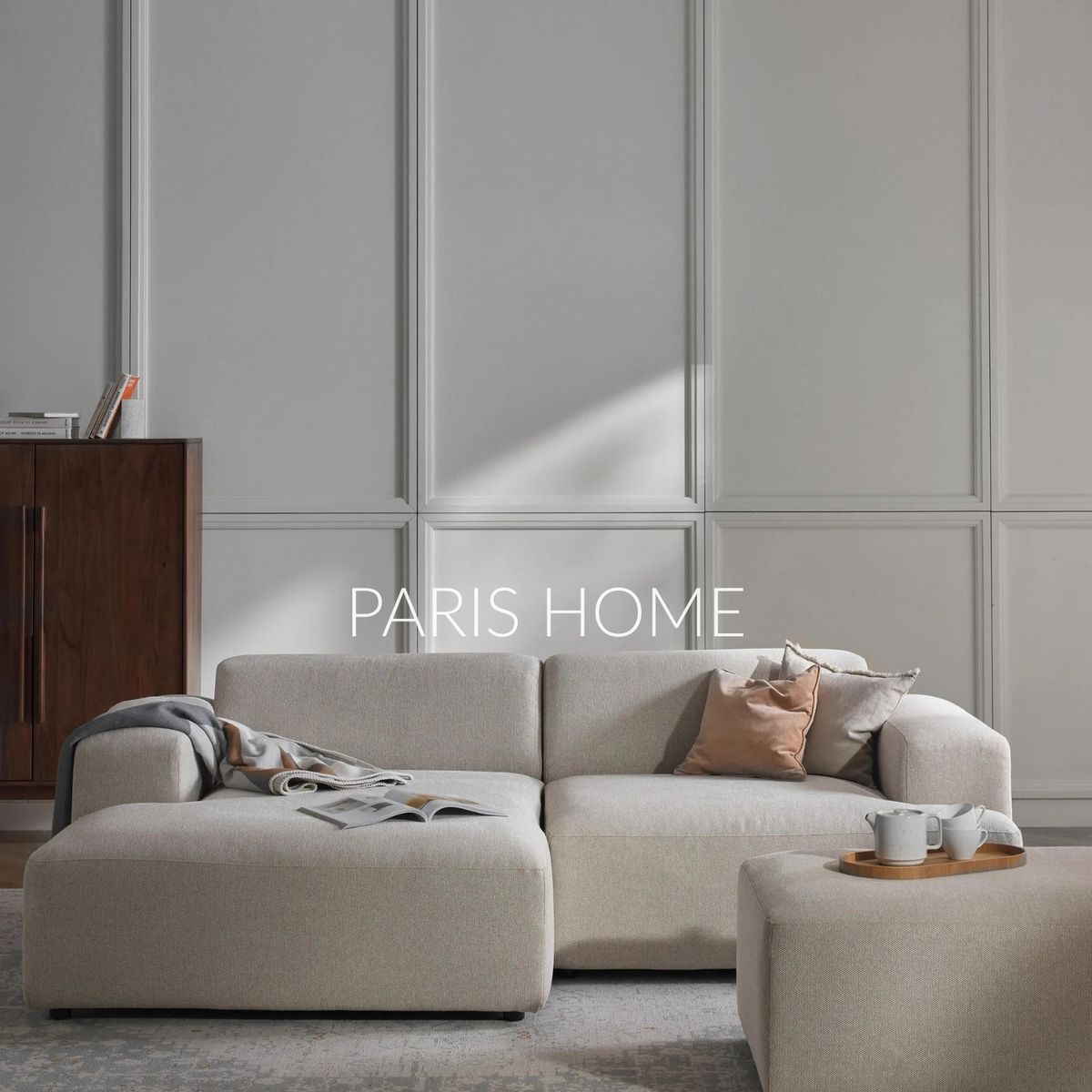 GENERICO - Sofá Izquierdo Seccional Esquinero 3 Plz Gala Tejido - Beige Claro