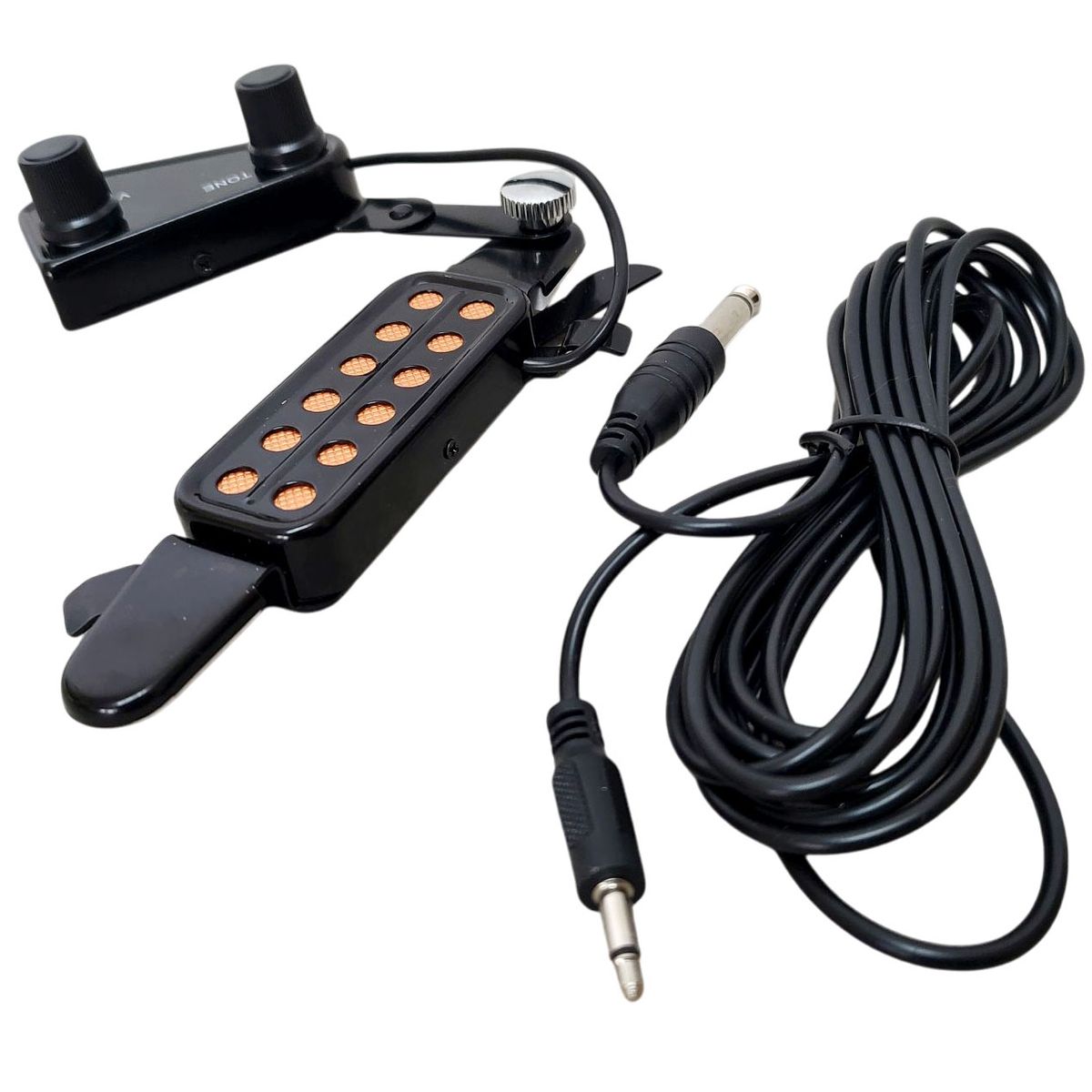 GENERICO - Pastilla Externa Portable Microfono para Guitarra Acustica