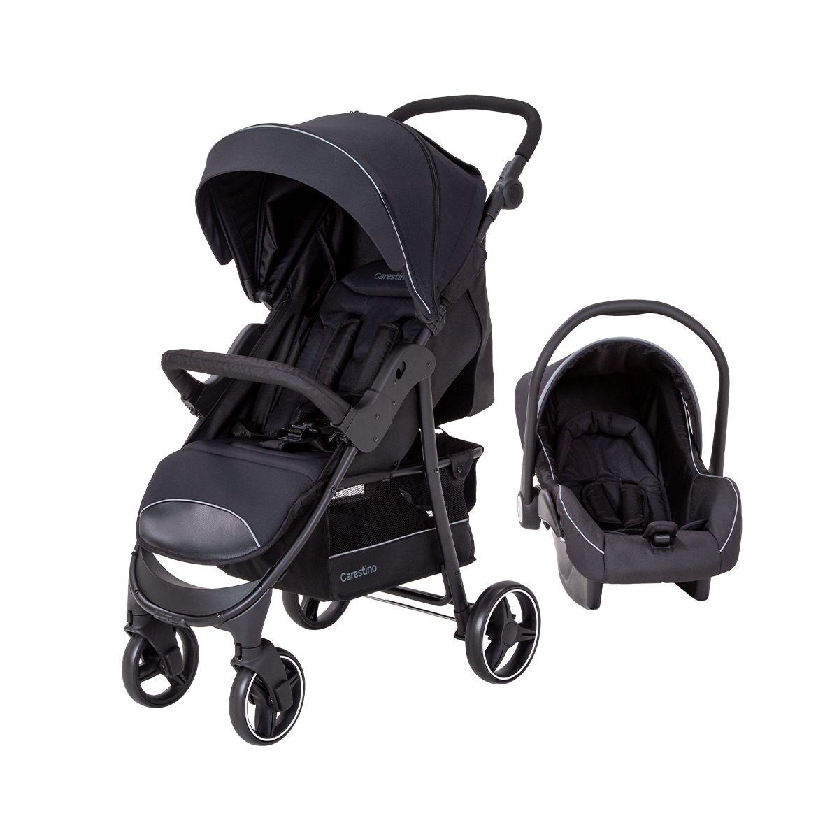 CARESTINO - Coche City Travel V3 Negro