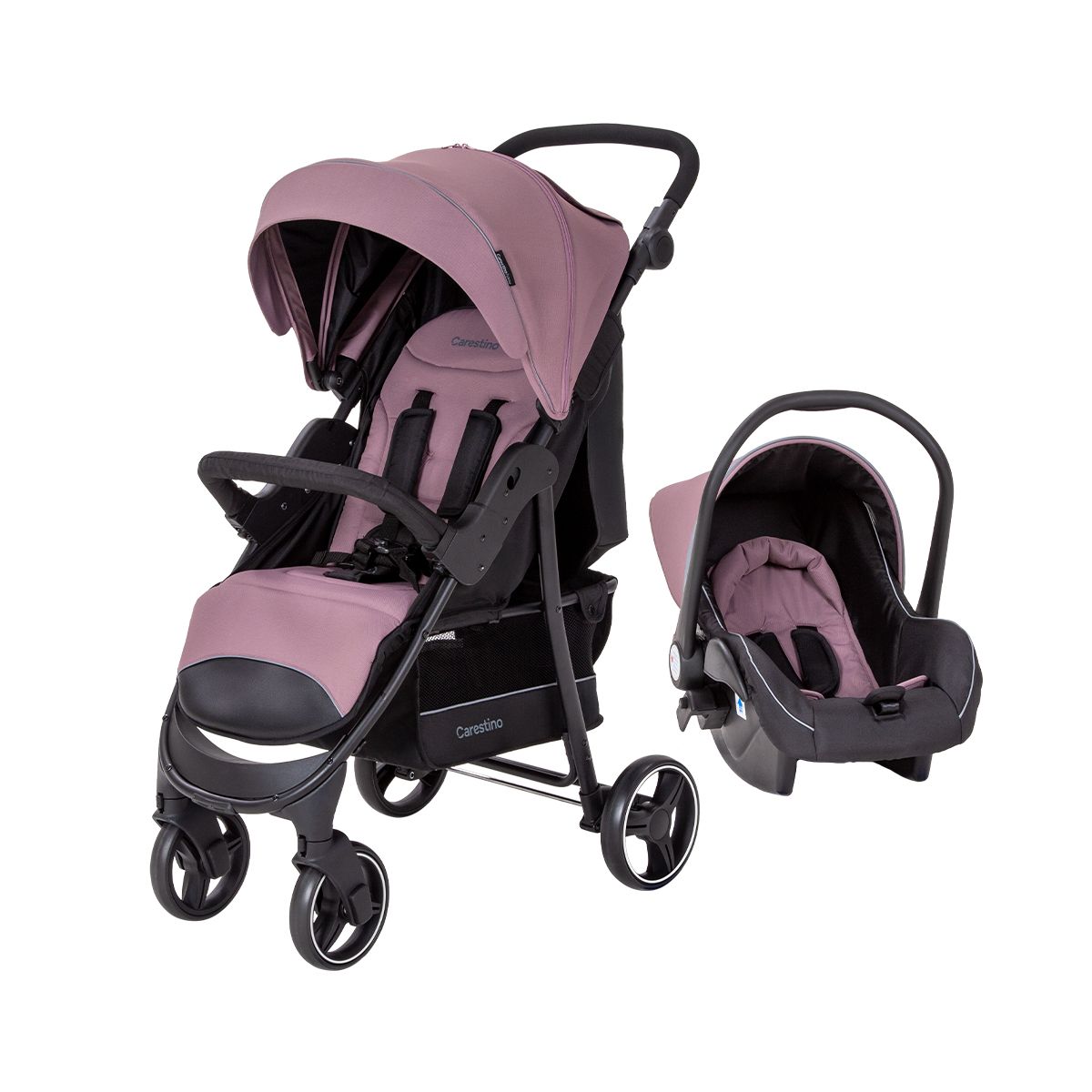 CARESTINO - Coche City Travel V3 Rosa Malva