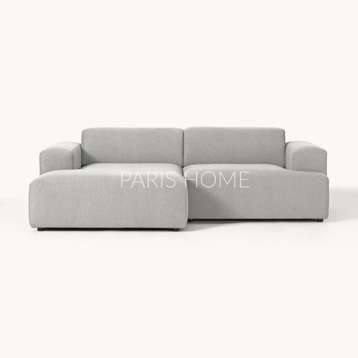 GENERICO - Sofá Izquierdo Seccional Esquinero 3 Plz Gala Tejido - Gris Claro