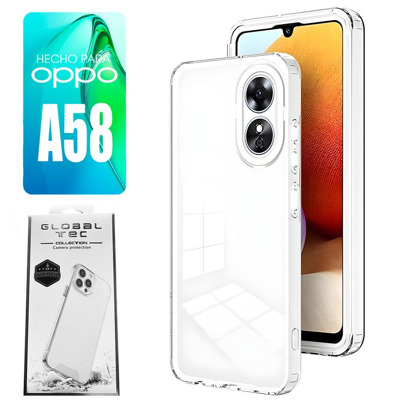 ASIA IMPORT - Space Case Para Oppo A58 Transparente