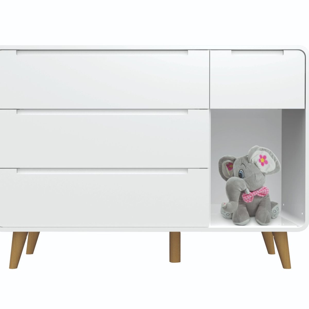 GENERICO - COMODA AGATHA BLANCO PARA BEBE