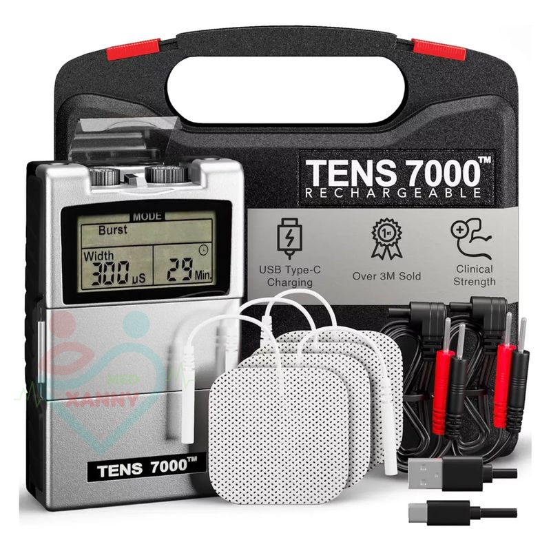 GENERICO - ELECTROESTIMULADOR TENS 7000 RECARGABLE